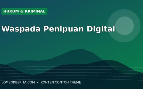 Warga Diimbau Waspada terhadap Modus Penipuan Digital