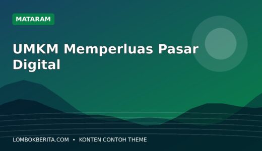 UMKM Mataram Memperluas Pasar melalui Kanal Digital