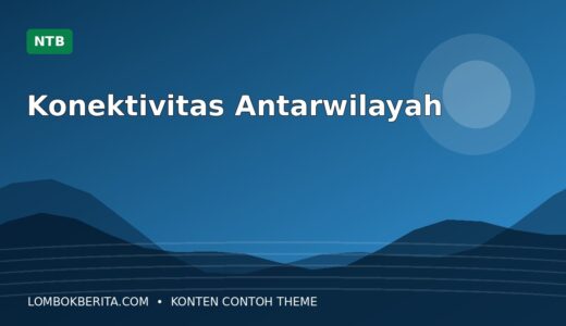 Kolaborasi Antarwilayah Perkuat Konektivitas NTB