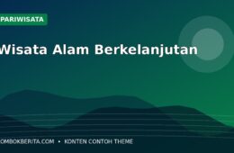 Desa Sembalun Mengembangkan Wisata Alam yang Berkelanjutan