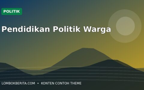Pendidikan Politik Warga Dinilai Penting bagi Demokrasi Lokal